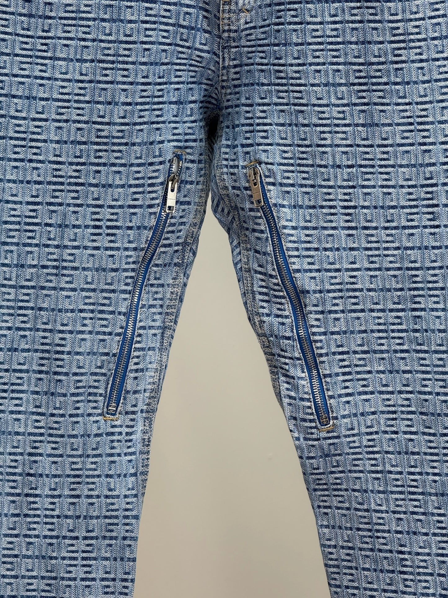 Givenchy Blue 4g print jeans-34