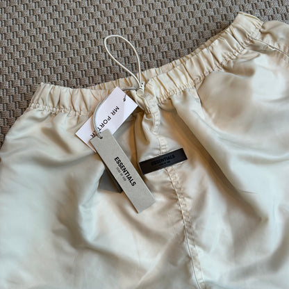 Essentials Cream Nylon Shorts – New In Tags Large