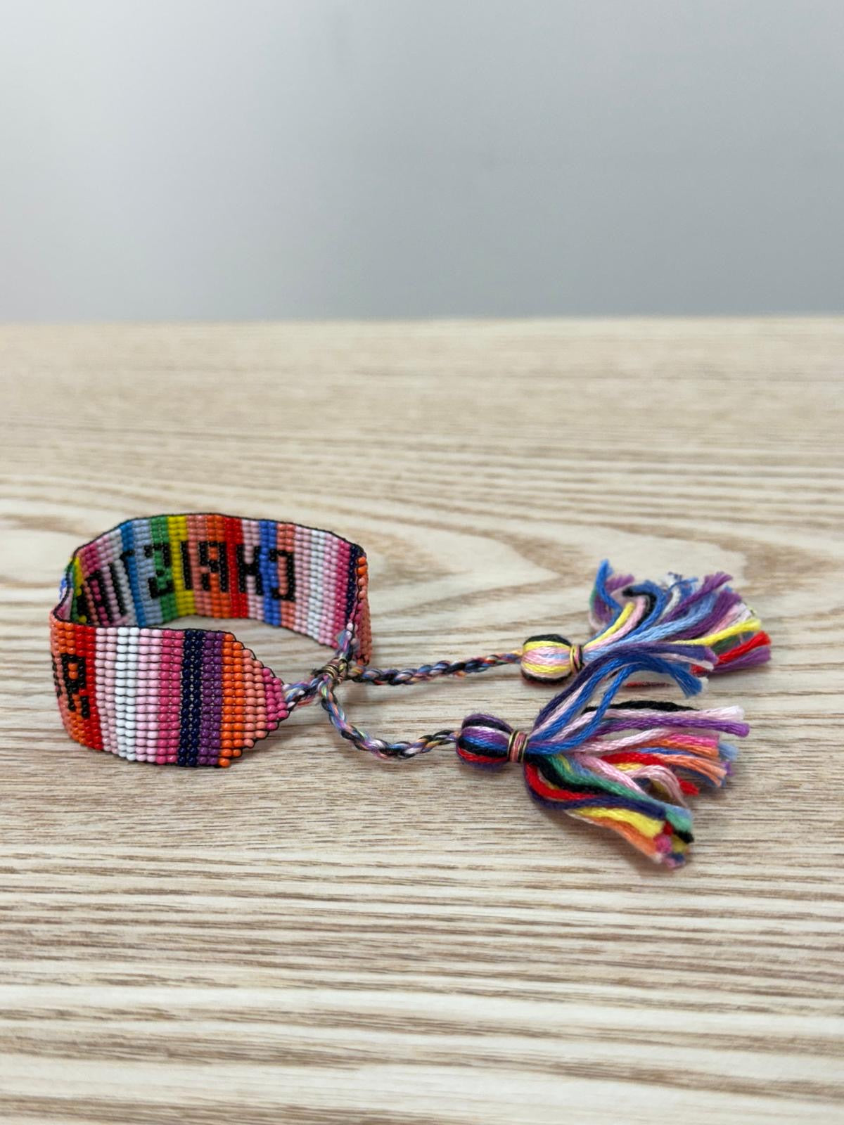 Dior Rainbow Beaded Friendship Bracelet - One Size