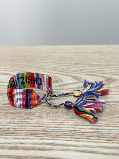 Dior Rainbow Beaded Friendship Bracelet - One Size