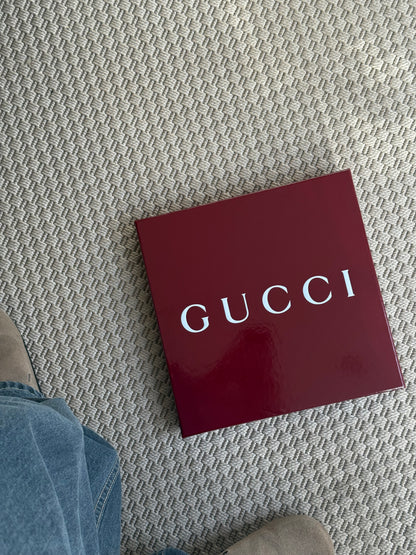 Gucci Beige & brown Minuet pouch charm