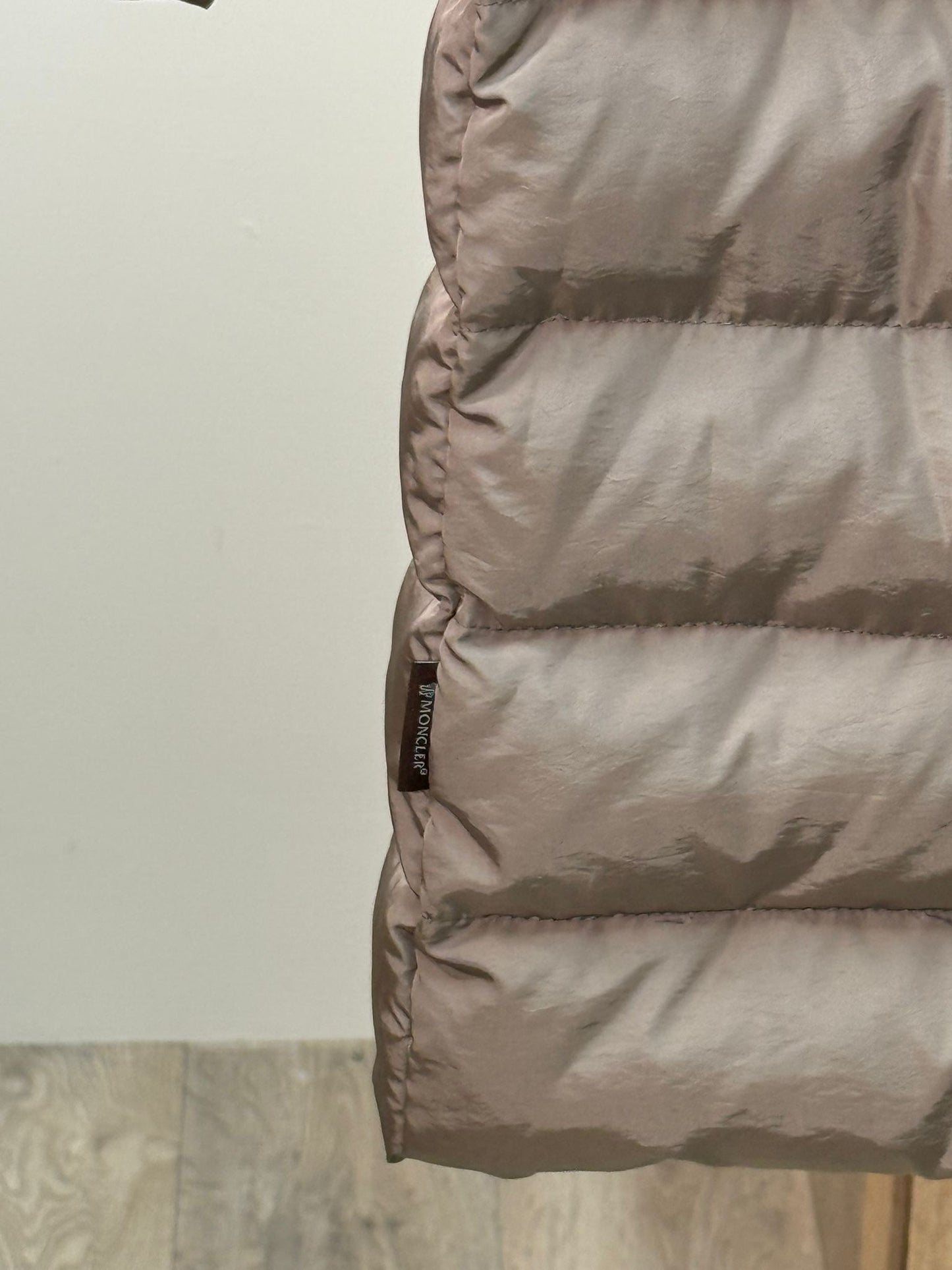 Moncler Lemming Fur Down Puffer Quilted Parka Jacket -Size 1/Small