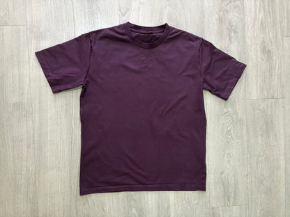 Louis Vuitton Burgundy Embossed LV T-Shirt -XXL