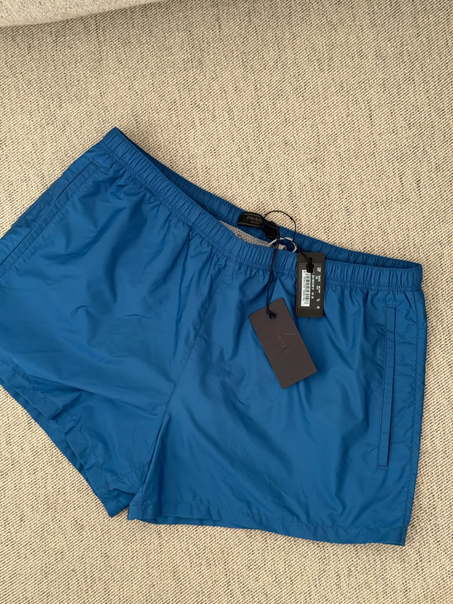 Prada Blue Swimshorts - 48/M In Tags