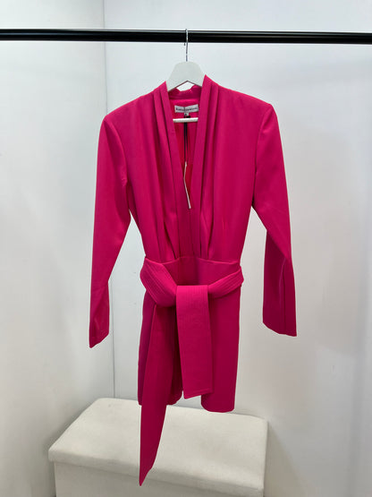 Karina Grimaldi Pink Wrap Around Dress (New In Tags-Small)