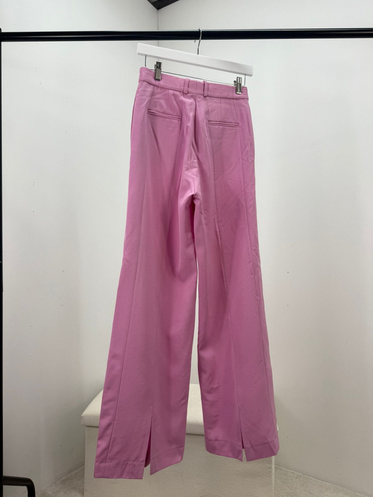 Stella McCartney Pink Straight Leg Trouser - Small
