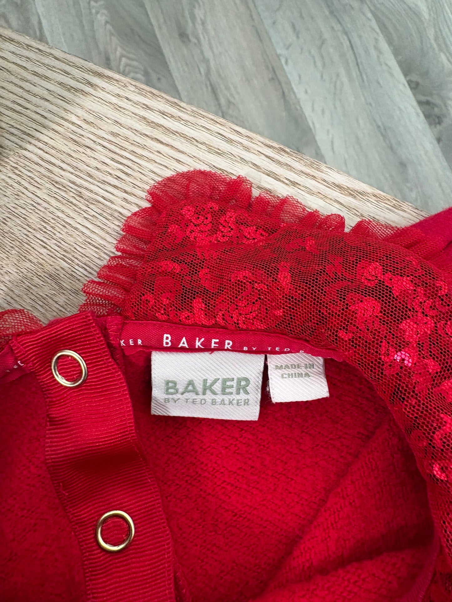 Kids Ted Baker Red Jumper – Age 3-4