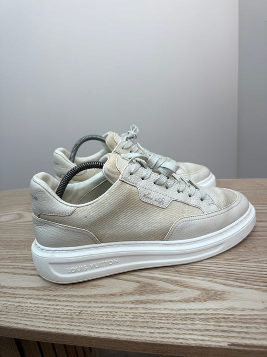 Louis Vuitton Beige Beverly Hills Trainers UK 8
