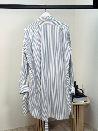 Loewe Blue White Striped Shirt - Medium