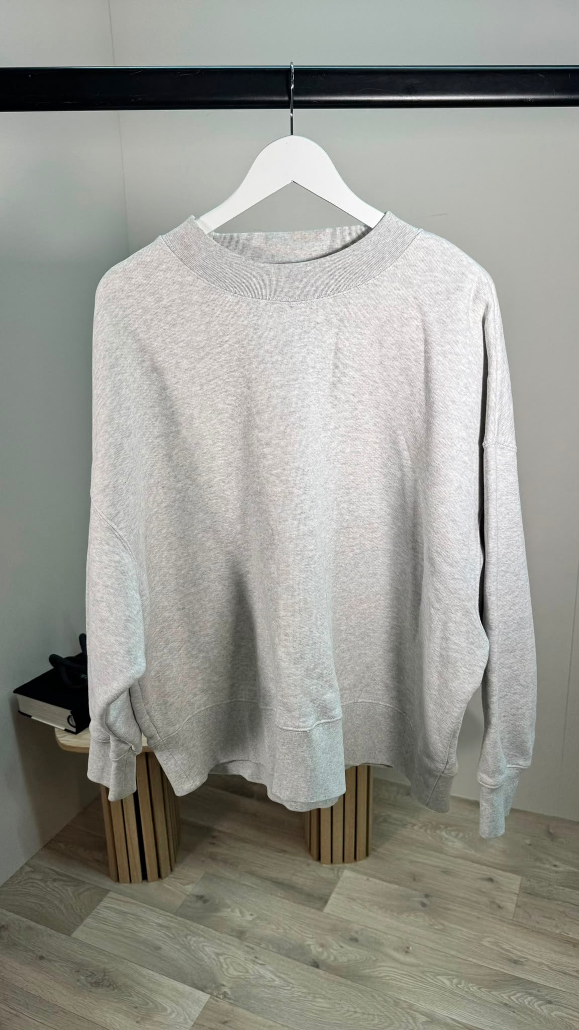 Palm Angels Grey Logo Sweatshirt – Large