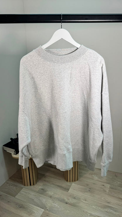Palm Angels Grey Logo Sweatshirt – Large