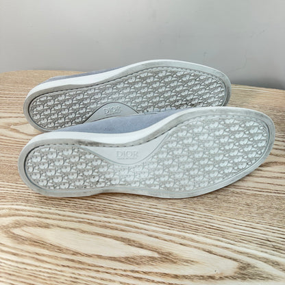 Dior Granville Light Grey Suede Oblique Loafer – UK 8