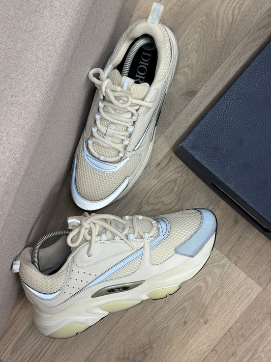 DIOR White B22 Trainers- UK 10