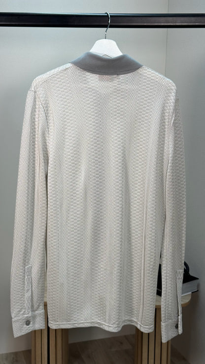 Missoni Long Sleeve Polo Top - Large