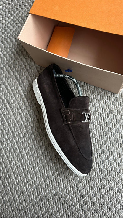 Louis Vuitton Brown Estate Loafers – 8.5