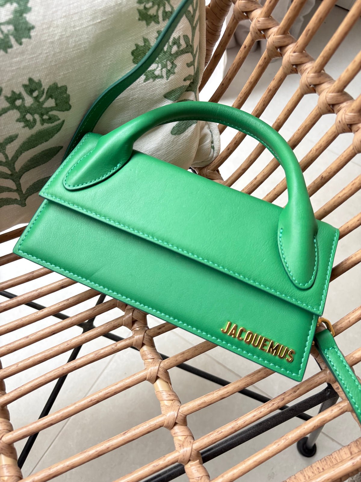 Jacquemus Le Bambino Green Shoulder Bag