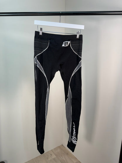 Off-White Black Gym Set leggings And CropActive Set - L/XL FIT UK 10