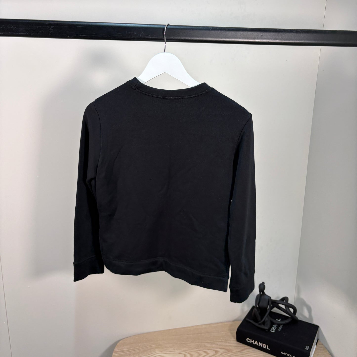 Fendi Black Logo Cropped Jumper – UK6