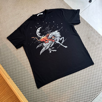 Givenchy Men's black studio home podium logo T-shirt - XL