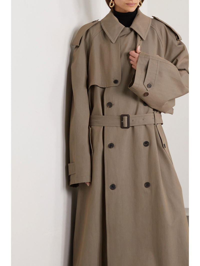 Balenciaga Beige Trench Coat - Size 2/UK10 Medium