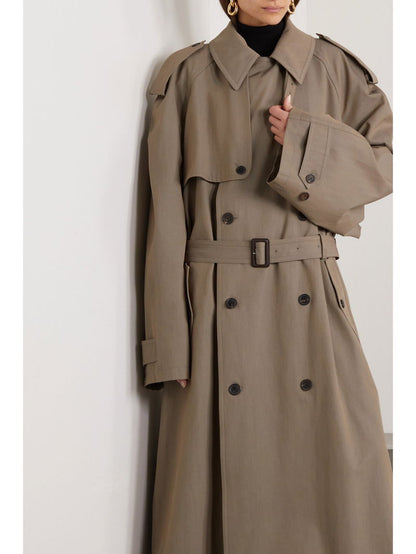 Balenciaga Beige Trench Coat - Size 2/UK10 Medium