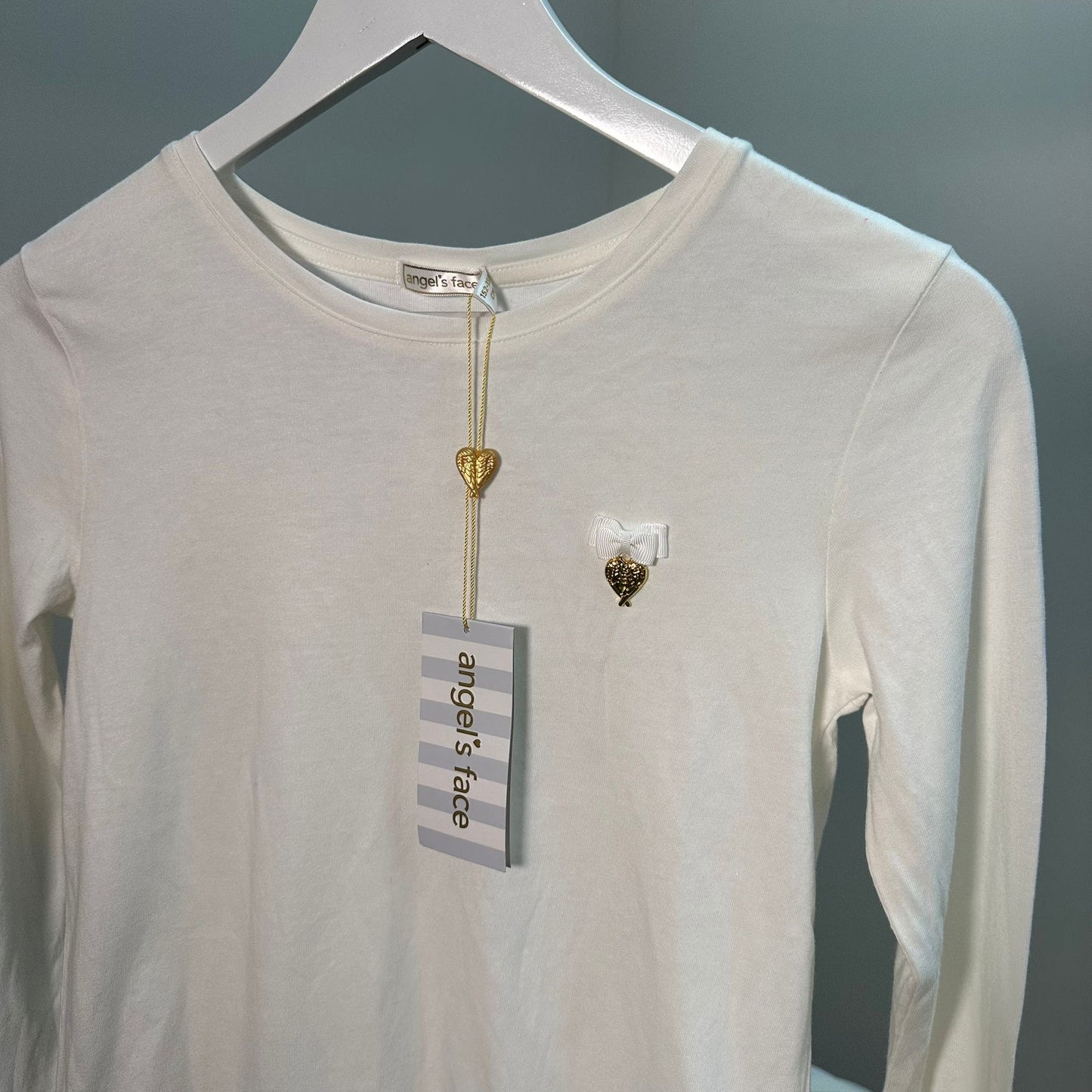 Kids Angel Face Long Sleeve Wings Top – New In Tags Age 12-13
