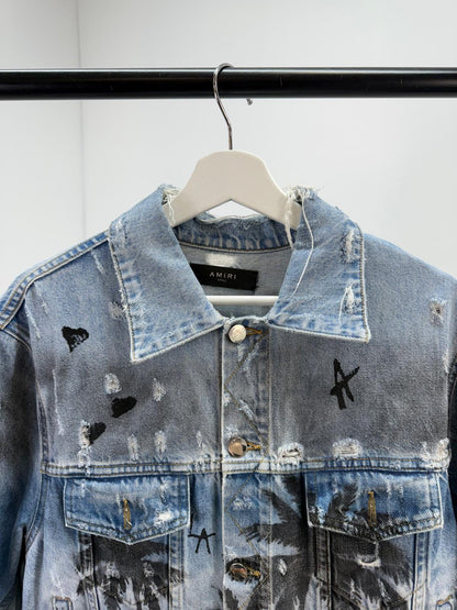 Amiri Palm Tree Denim jacket - Small