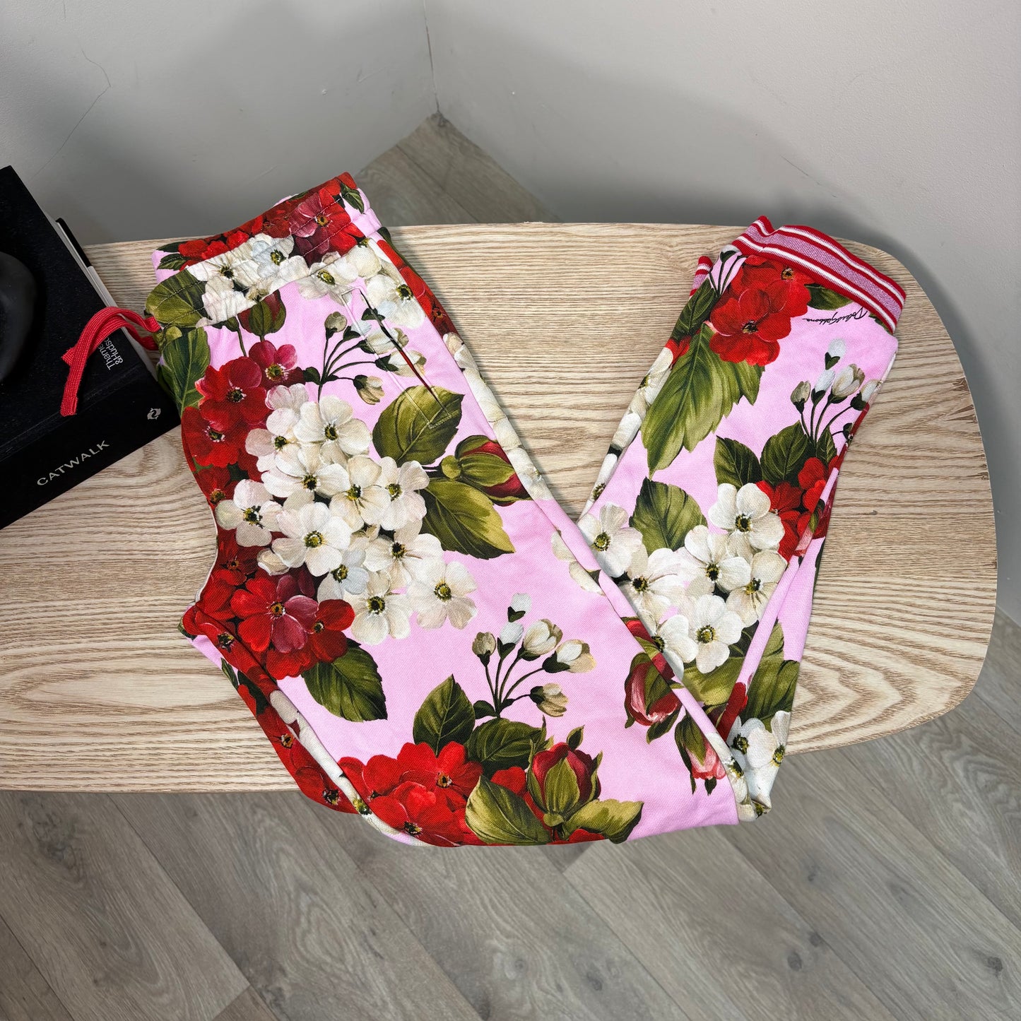 Kids Dolce & Gabbana Floral Track Pants – Age 11-12