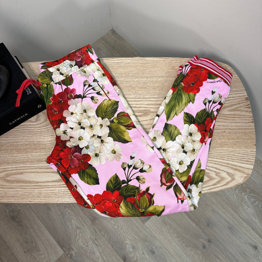 Kids Dolce & Gabbana Floral Track Pants – Age 11-12