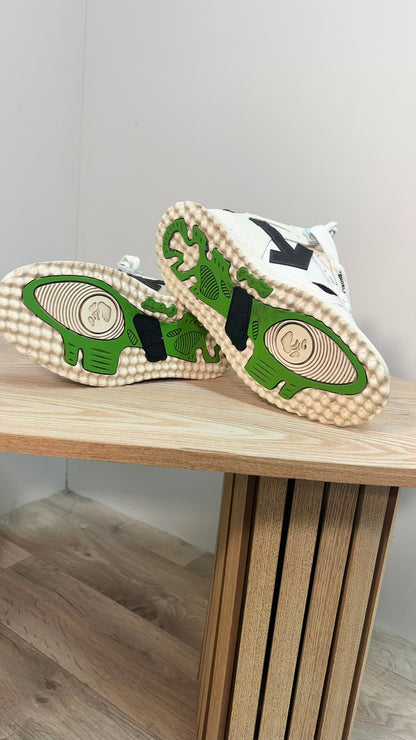 Off-White White & Black Out Of Office Trainers – EU40 / UK6