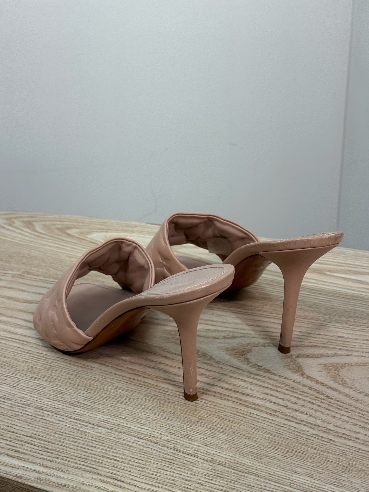 Louis Vuitton Dusty Pink Revival Mogogram Heels - UK 7