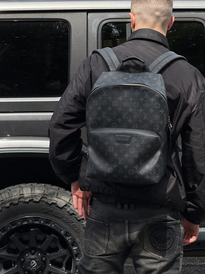 Louis Vuitton Black Discovery PM Monogram BackBag N/A