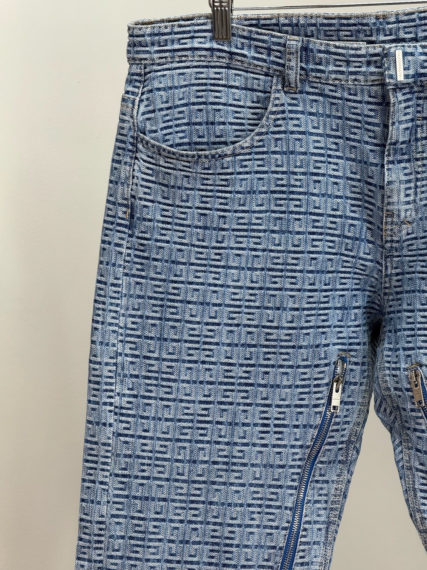 Givenchy Blue 4g print jeans-34