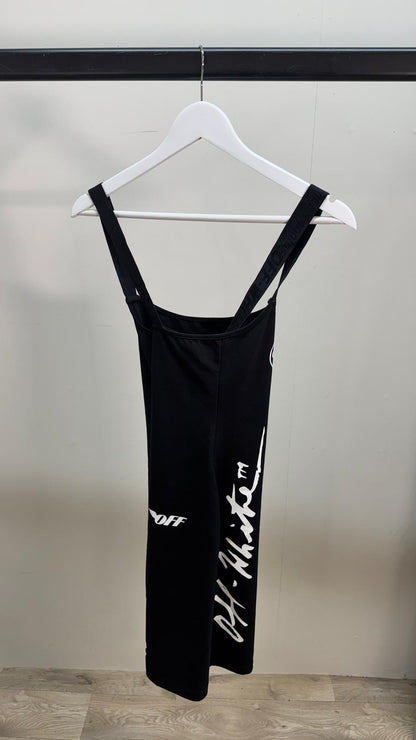 Off-White Black Logo Strap Dress New In TagsUK10