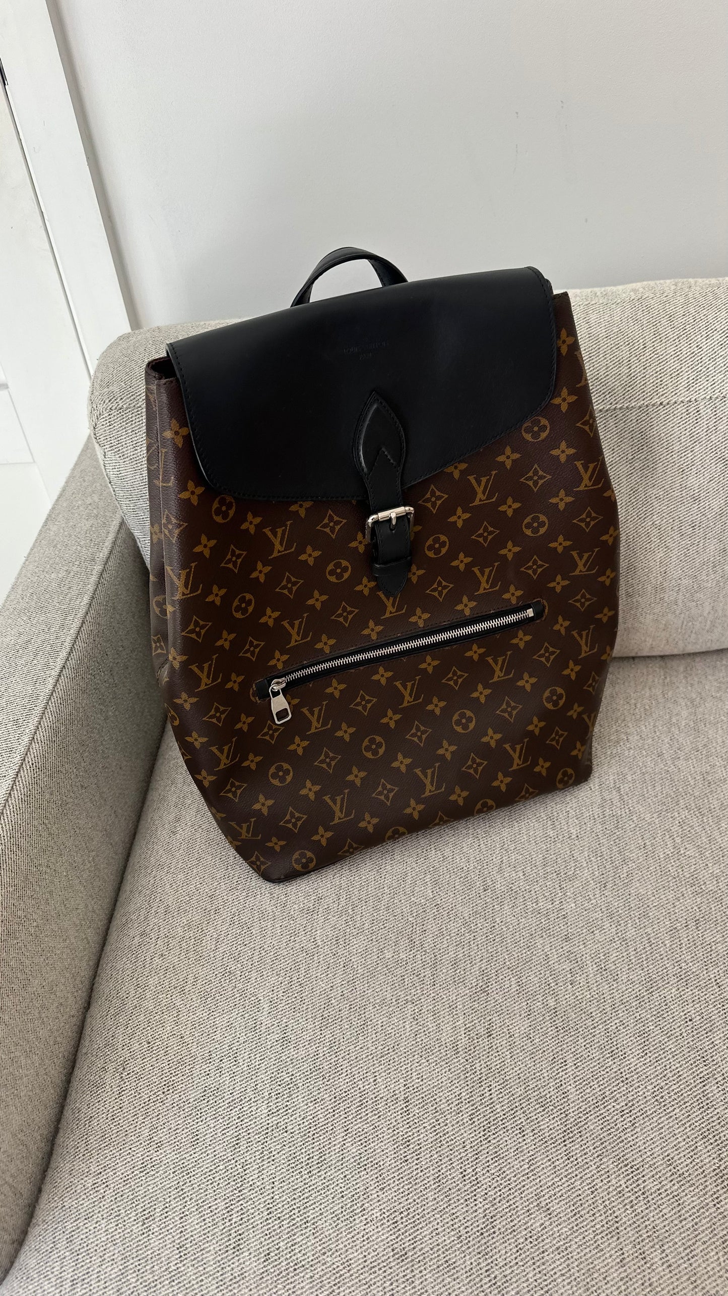 Louis Vuitton Palk Brown Monogram Backpack