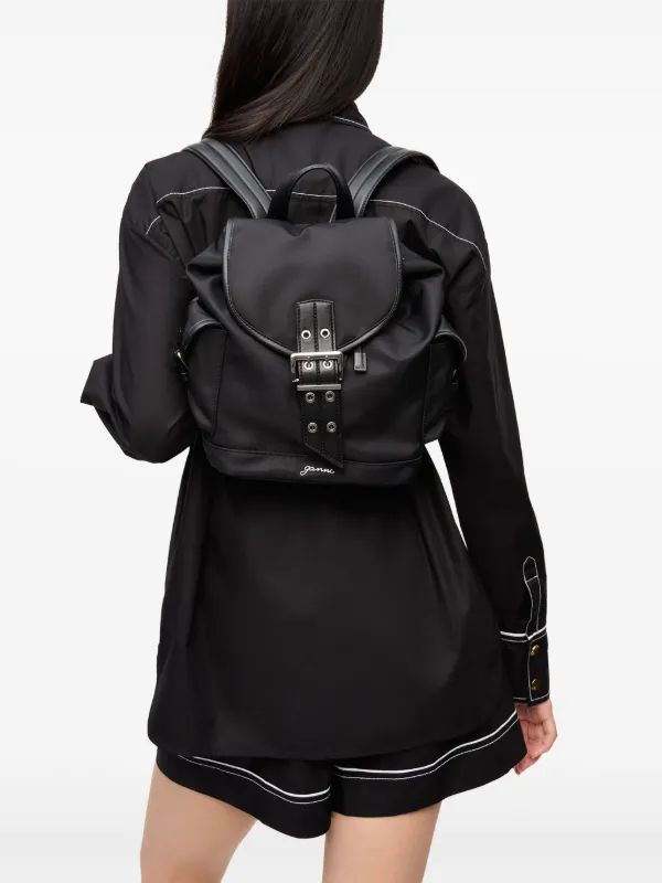 Ganni Bucky Shell Backpack