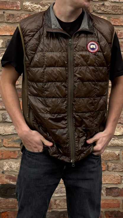 Canada Goose Khaki Padded HyBridge Lite Vest Gillet - XL