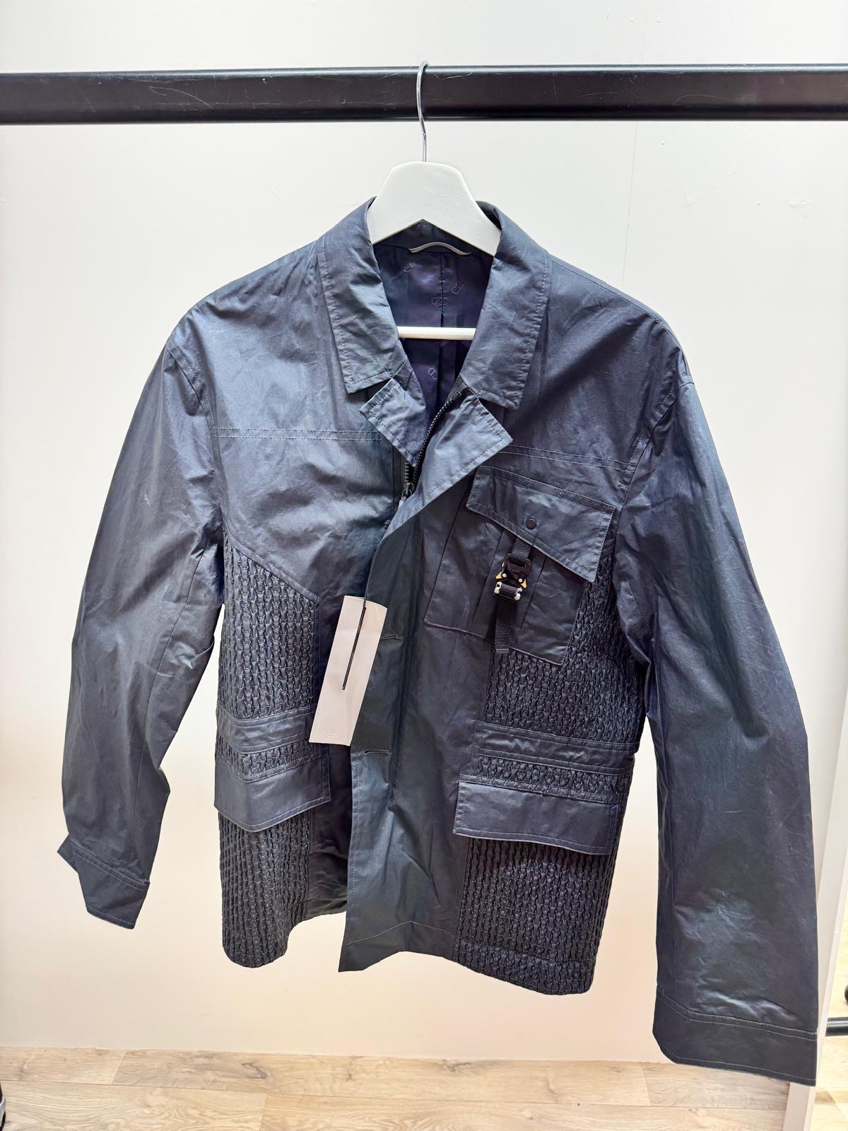 Dior Navy Woven CD Buckle Jacket, brand new in tags - Large