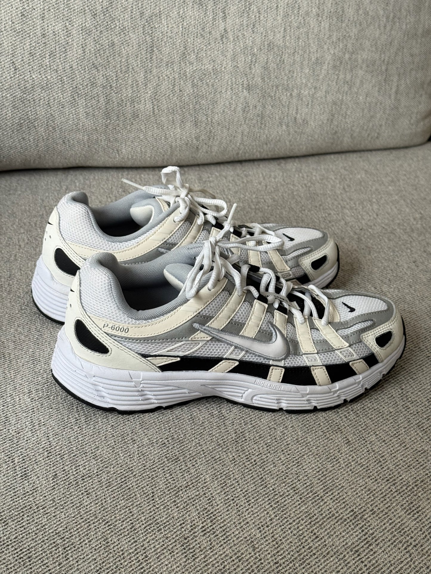 Nike P-6000 Sail Wolf Grey Trainers - UK 8