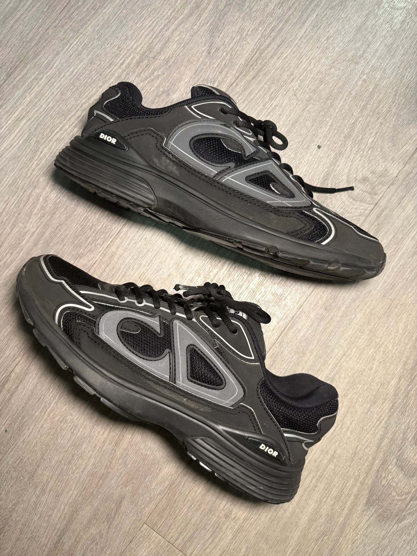 Dior Black CD B30 Trainers – UK 9 /Eu43