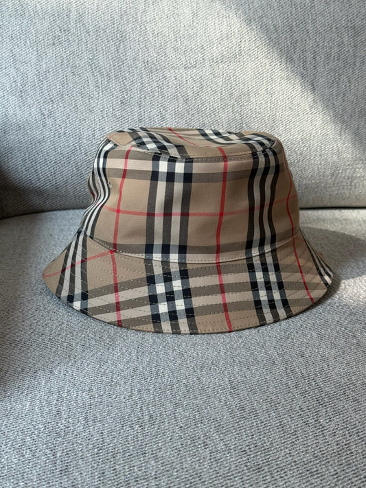 Burberry Vintage Checked Bucket Hat