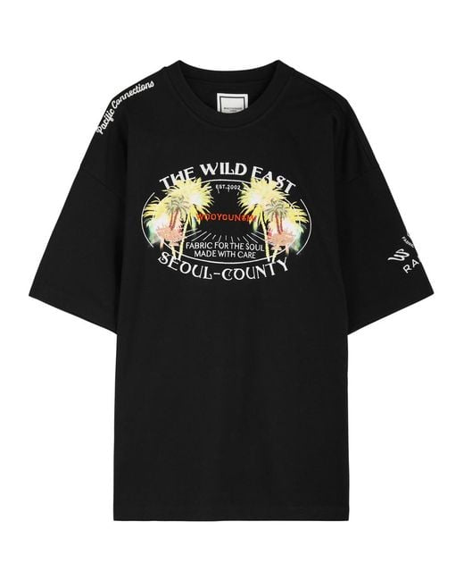 Wooyoungmi Black Wild East T-Shirt – 50, Large