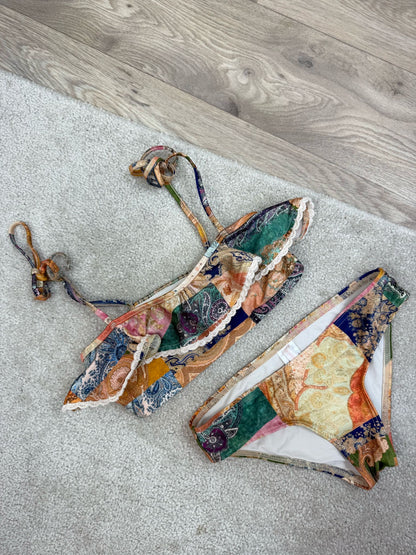 Kids Zimmermann Green Yellow Bikini -Age 8