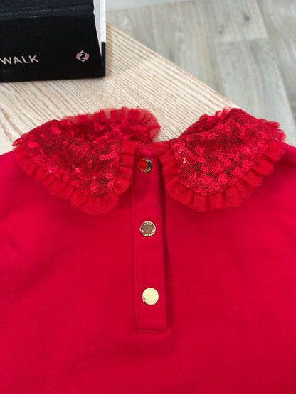 Kids Ted Baker Red Jumper – Age 3-4