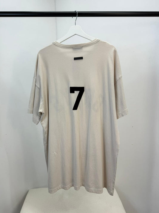 Fear Of God Stone Gray’s 7 Short Sleeve Button T-Shirt - Large