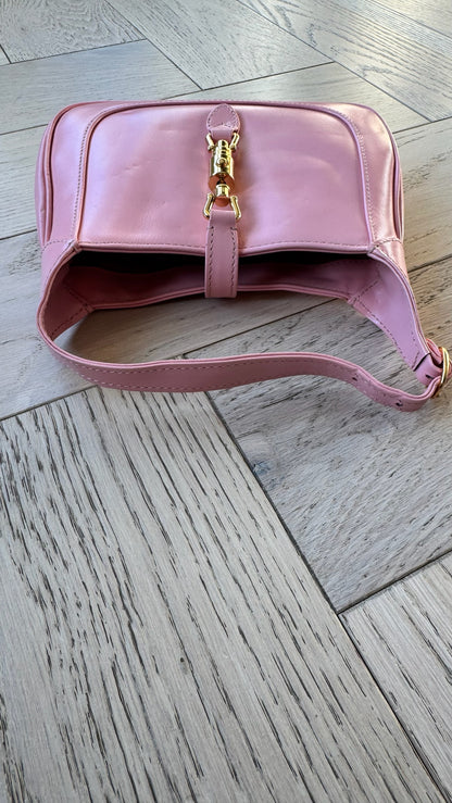Gucci Jackie 1962 Pink Leather Handbag