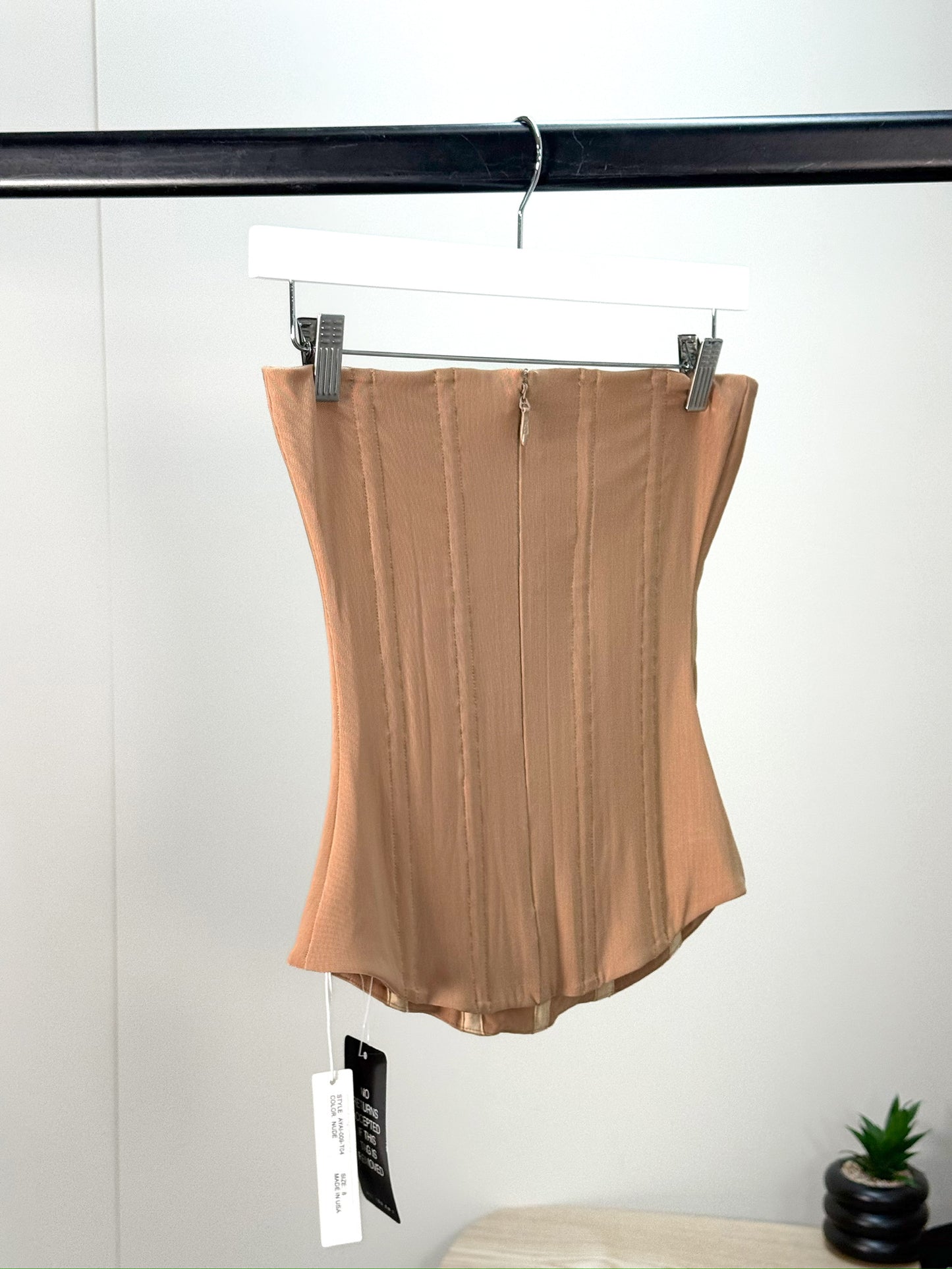 Are You Am I Sunniva Nude Corset - UK 8