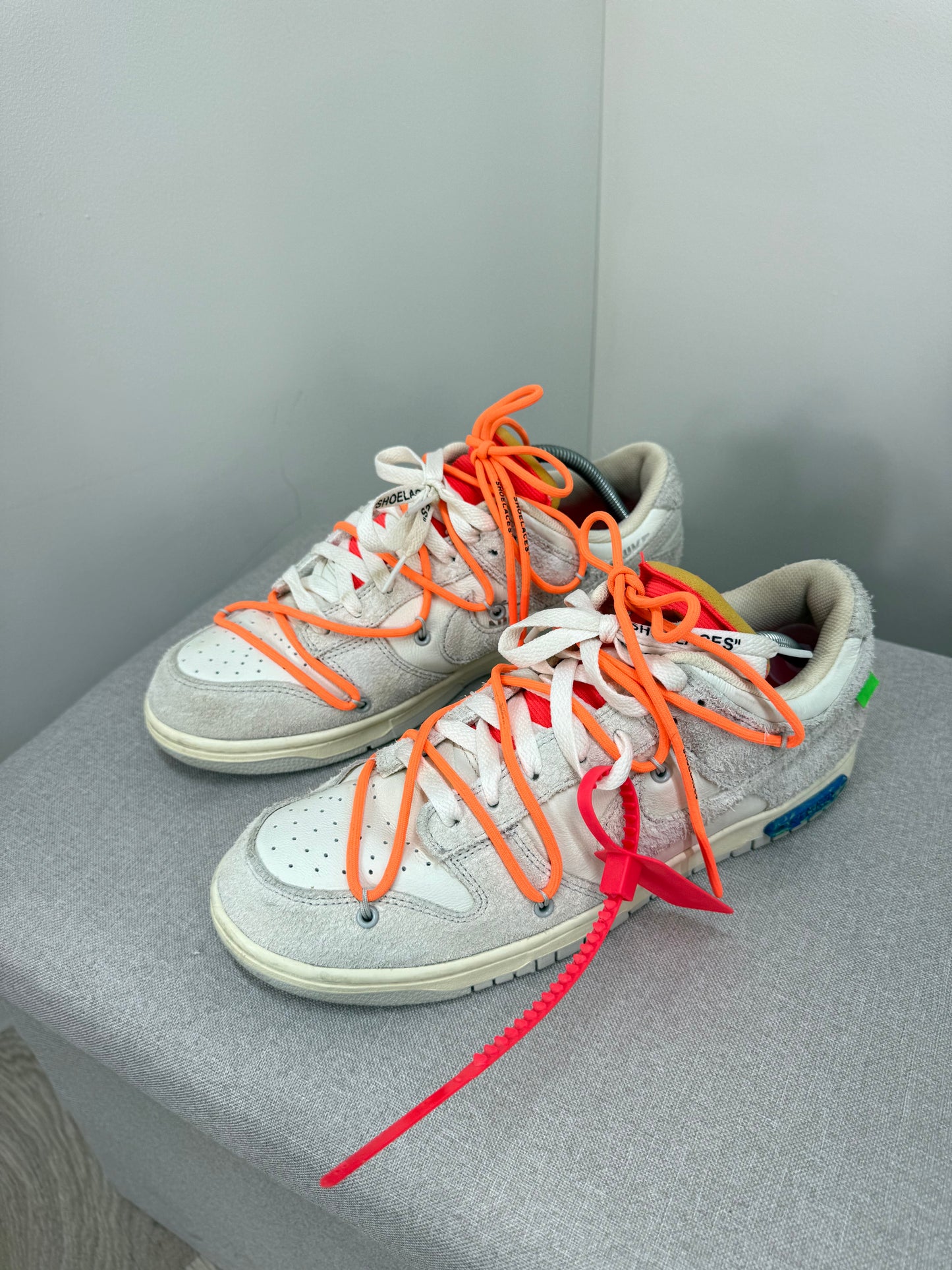 Nike Dunk low Sail /Orange Trainers-UK9