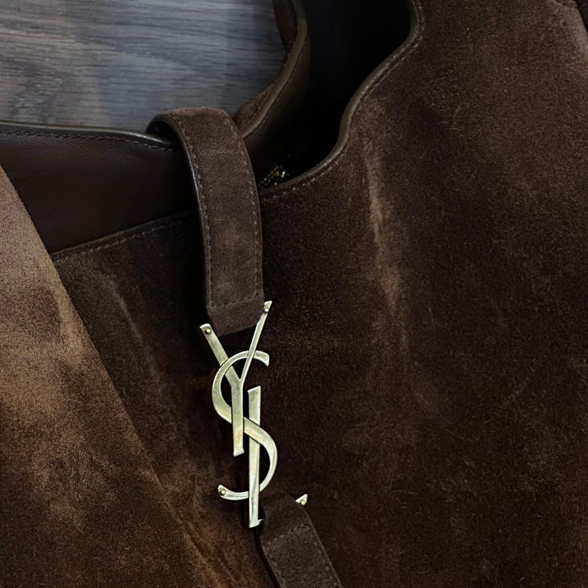 Saint Laurent Le 5 À 7 Bea Suede Tote Bag