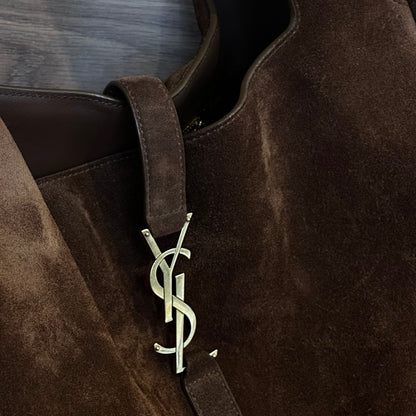 Saint Laurent Le 5 À 7 Bea Suede Tote Bag